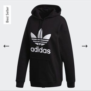 Adidas trefoil hoodie small
